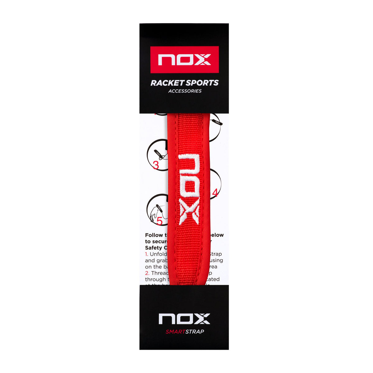 NOX SmartStrap® safety cord LUXURY red
