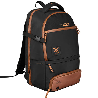 LUXURY OPEN SERIES BACKPACK BLACK/BROWN-Bag-nox-Casas Padel