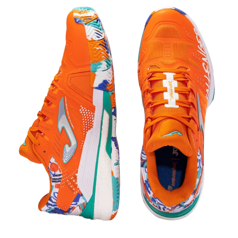 Joma T.SLAM 2358 SPECIAL SLAM Challenger Orange WPT Padel Shoe-Shoes-Joma