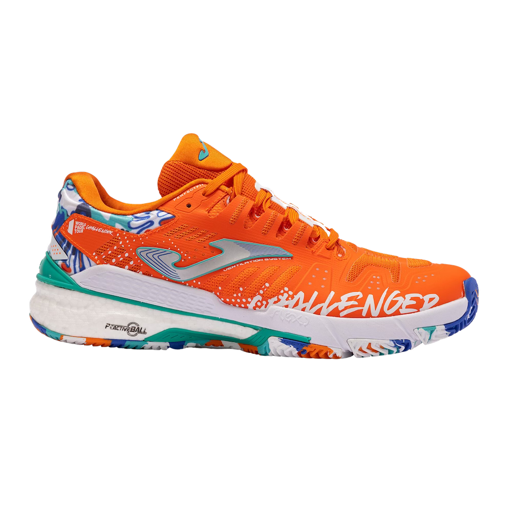 Joma T.SLAM 2358 SPECIAL SLAM Challenger Orange WPT Padel Shoe-Shoes-Joma