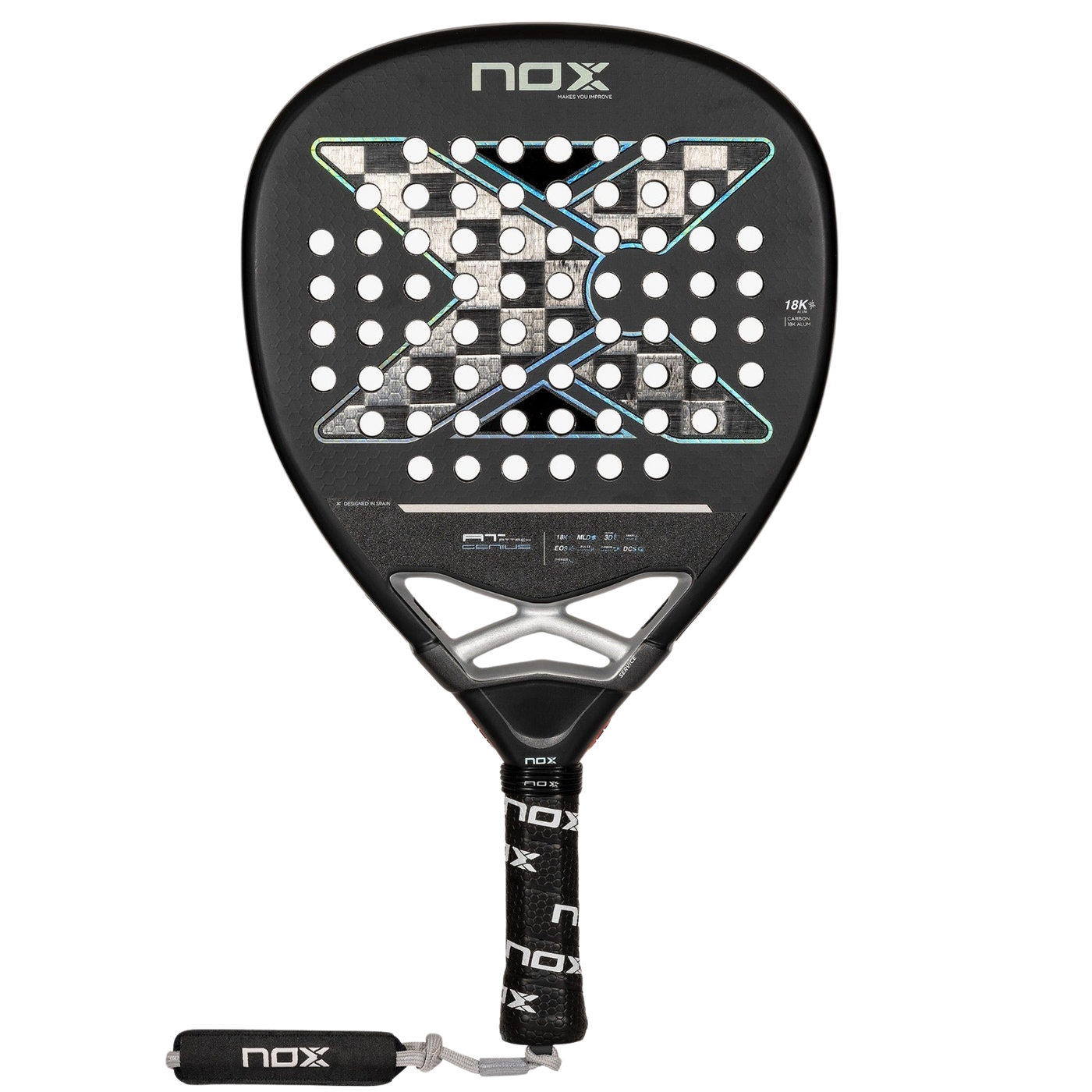 NOX Padel Racket AT10 Genius Attack 18K 24-Padel Racket-NOX-Casas Padel