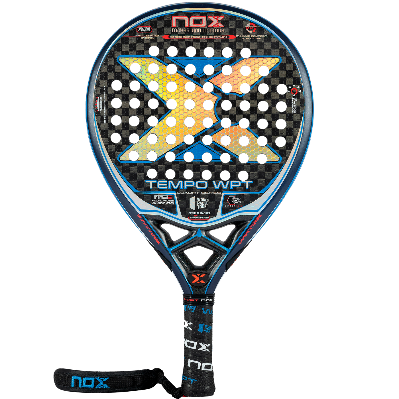 NOX Padel Racket Tempo WPT Luxury Series 22-Padel Racket-NOX