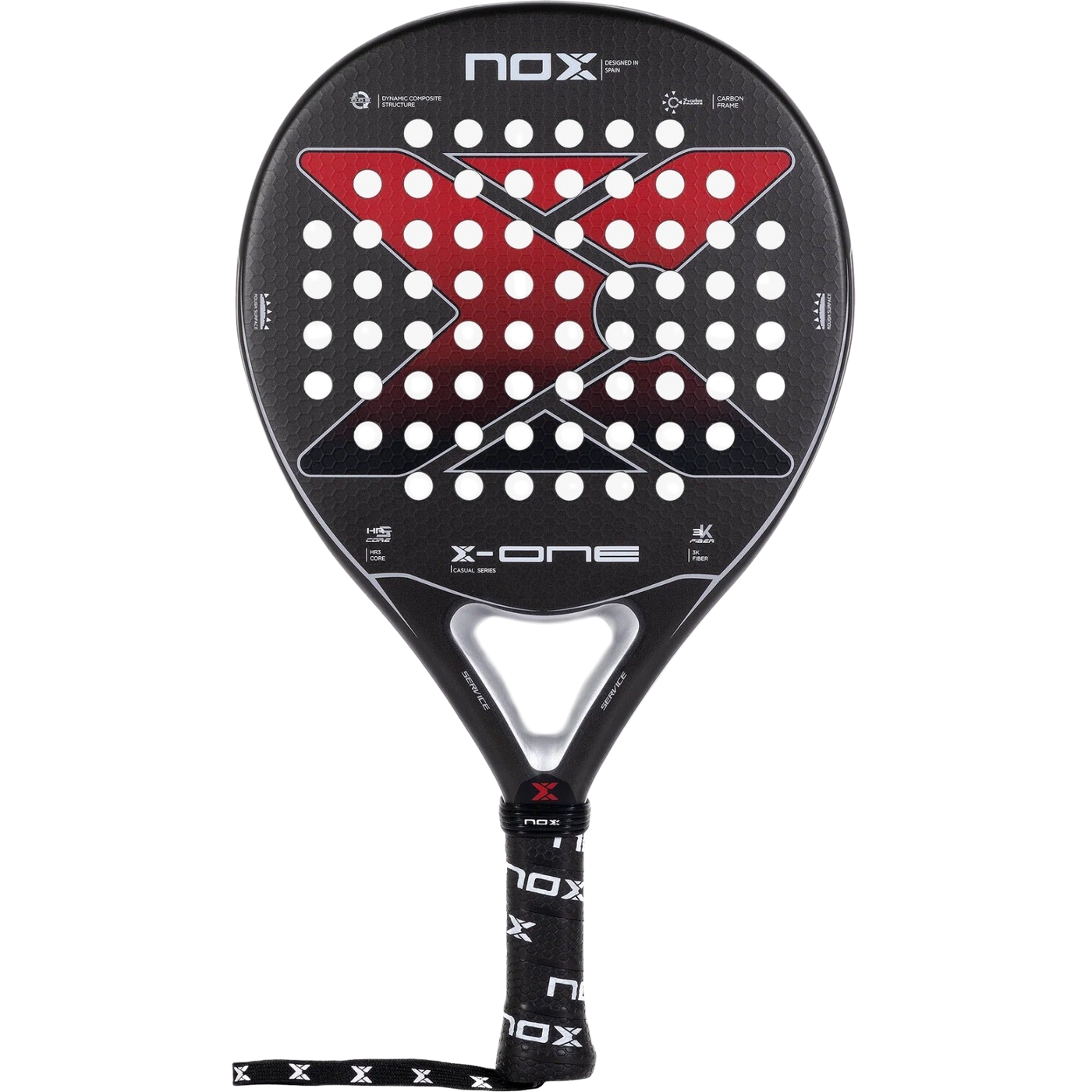 NOX Padel Racket X-ONE Evo Red 23-Padel Racket-NOX