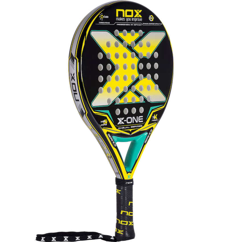 NOX Padel Racket X-ONE Yellow/Green Ex-Padel Racket-NOX