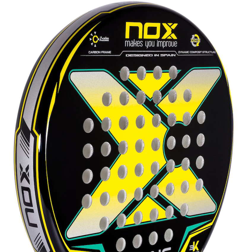 NOX Padel Racket X-ONE Yellow/Green Ex-Padel Racket-NOX