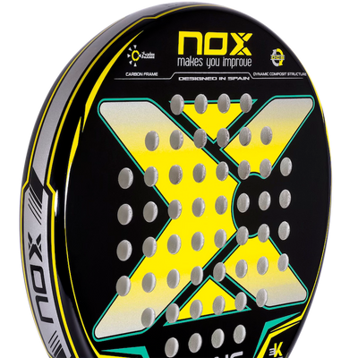 NOX Padel Racket X-ONE Yellow/Green Ex-Padel Racket-NOX