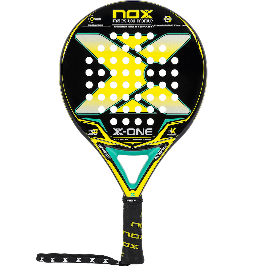 NOX Padel Racket X-ONE Yellow/Green Ex-Padel Racket-NOX