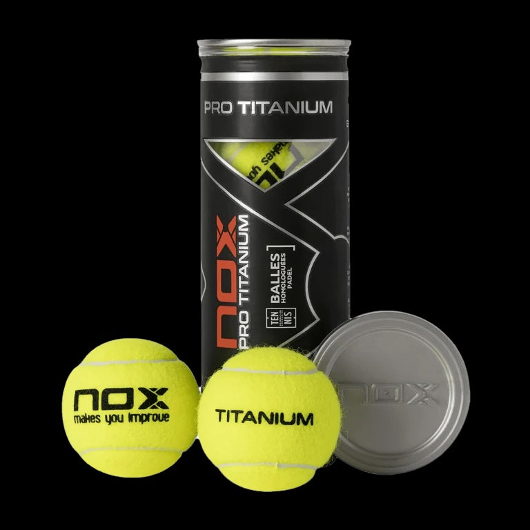 Nox Pro Titanium Padel Balls X3