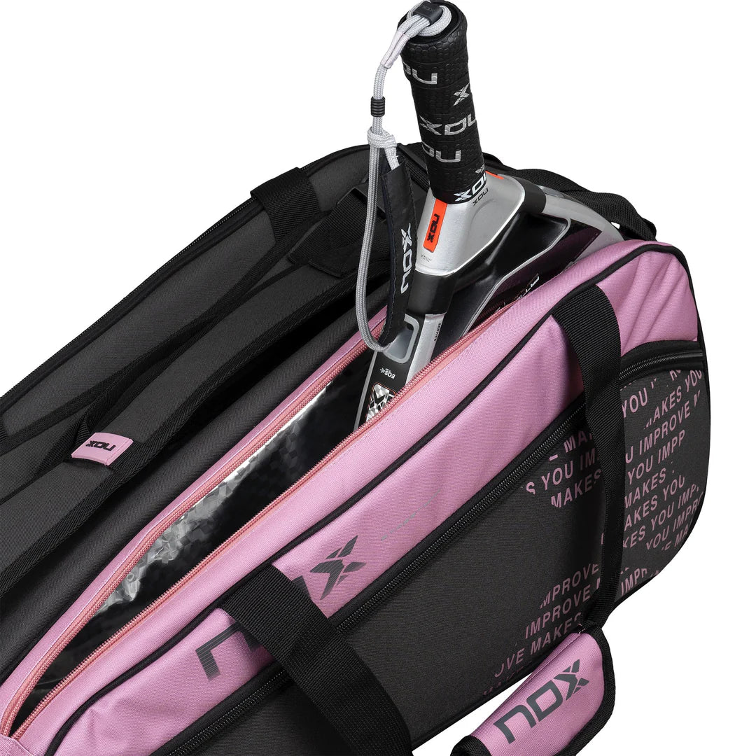 STREET SERIES PADEL BAG GREY/PINK-Bag-NOX-Casas Padel