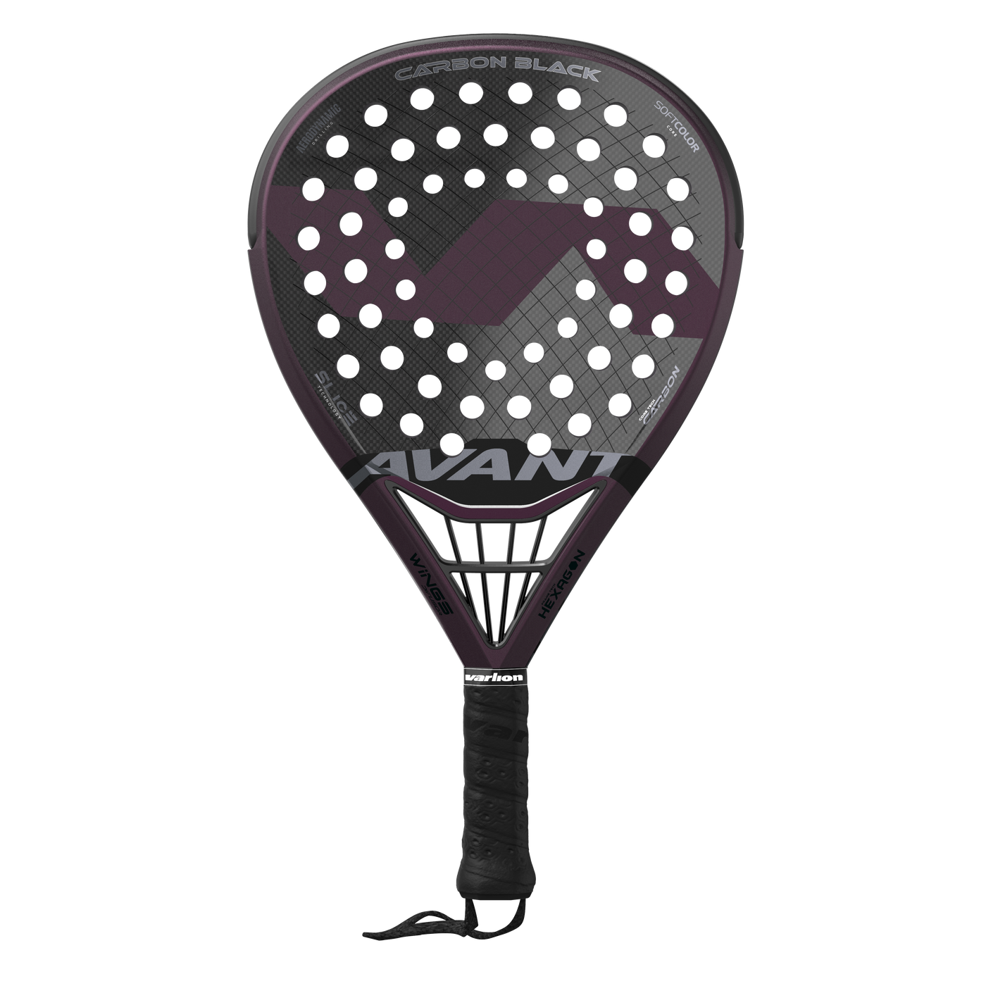 Varlion Avant Difusor Carbon Black Padel Racket-Padel Racket-Varlion