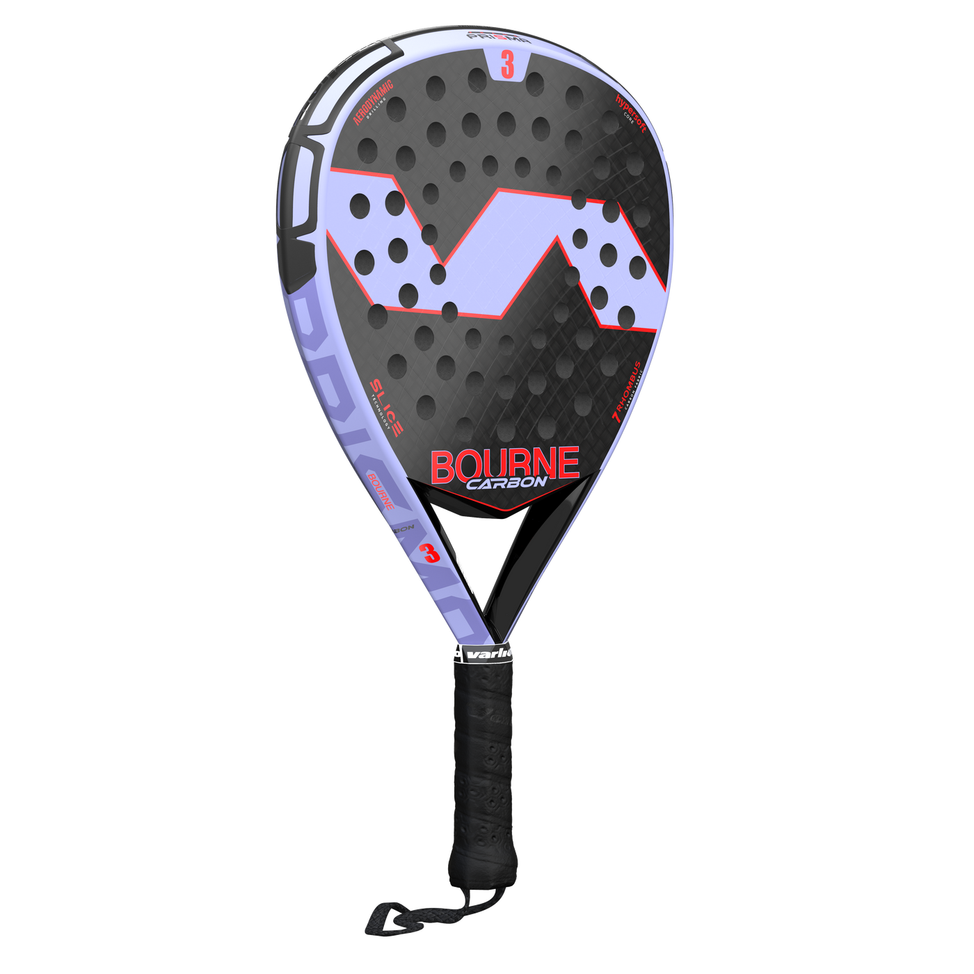 Varlion Bourne Prisma Carbon 3 Padel Racket-Padel Racket-Varlion