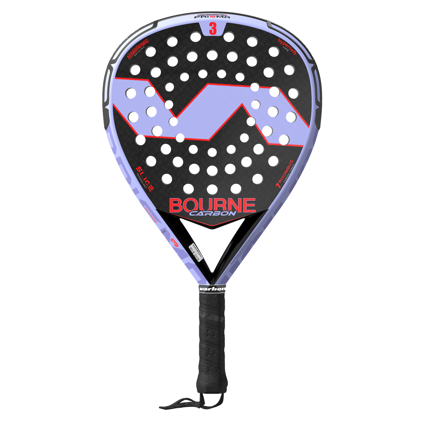 Varlion Bourne Prisma Carbon 3 Padel Racket-Padel Racket-Varlion