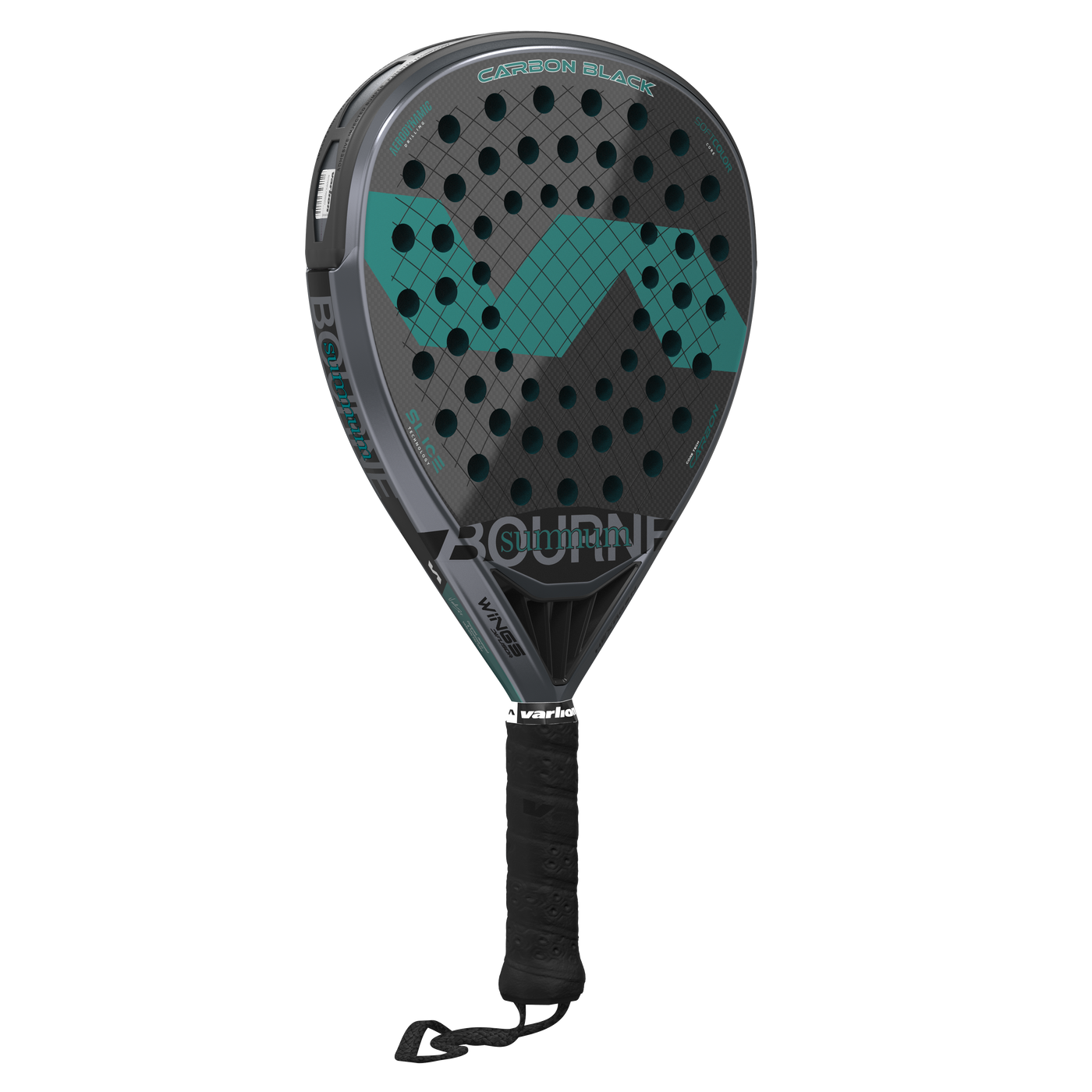 Varlion Bourne Summum Carbon Black Padel Racket-Padel Racket-Varlion-Casas Padel