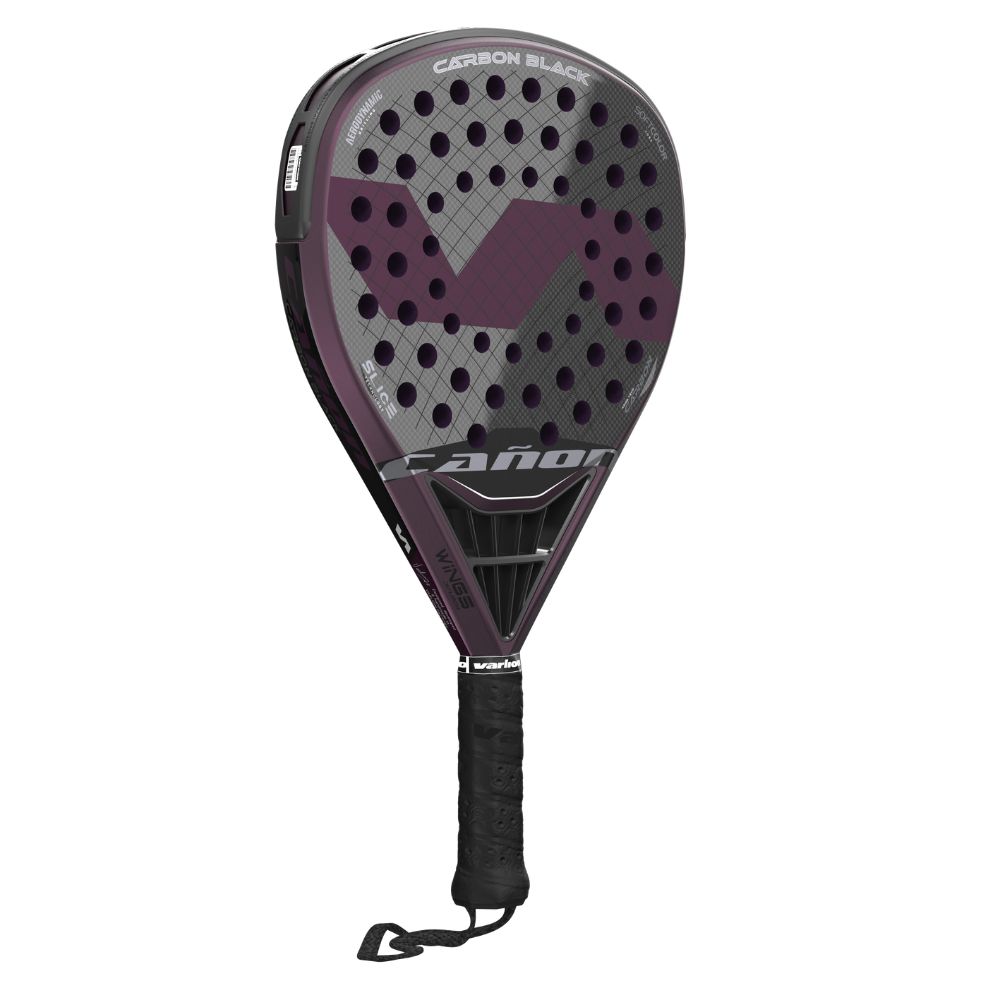 Varlion Cañon Carbon Black Padel Racket-Padel Racket-Varlion