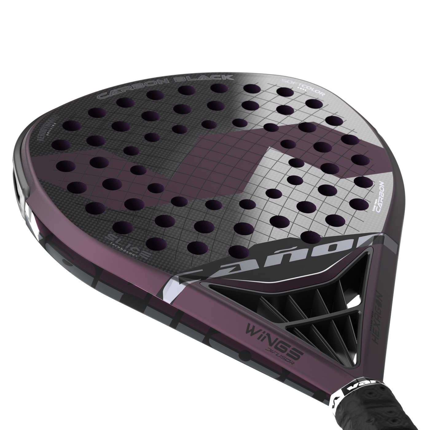 Varlion Cañon Carbon Black Padel Racket-Padel Racket-Varlion