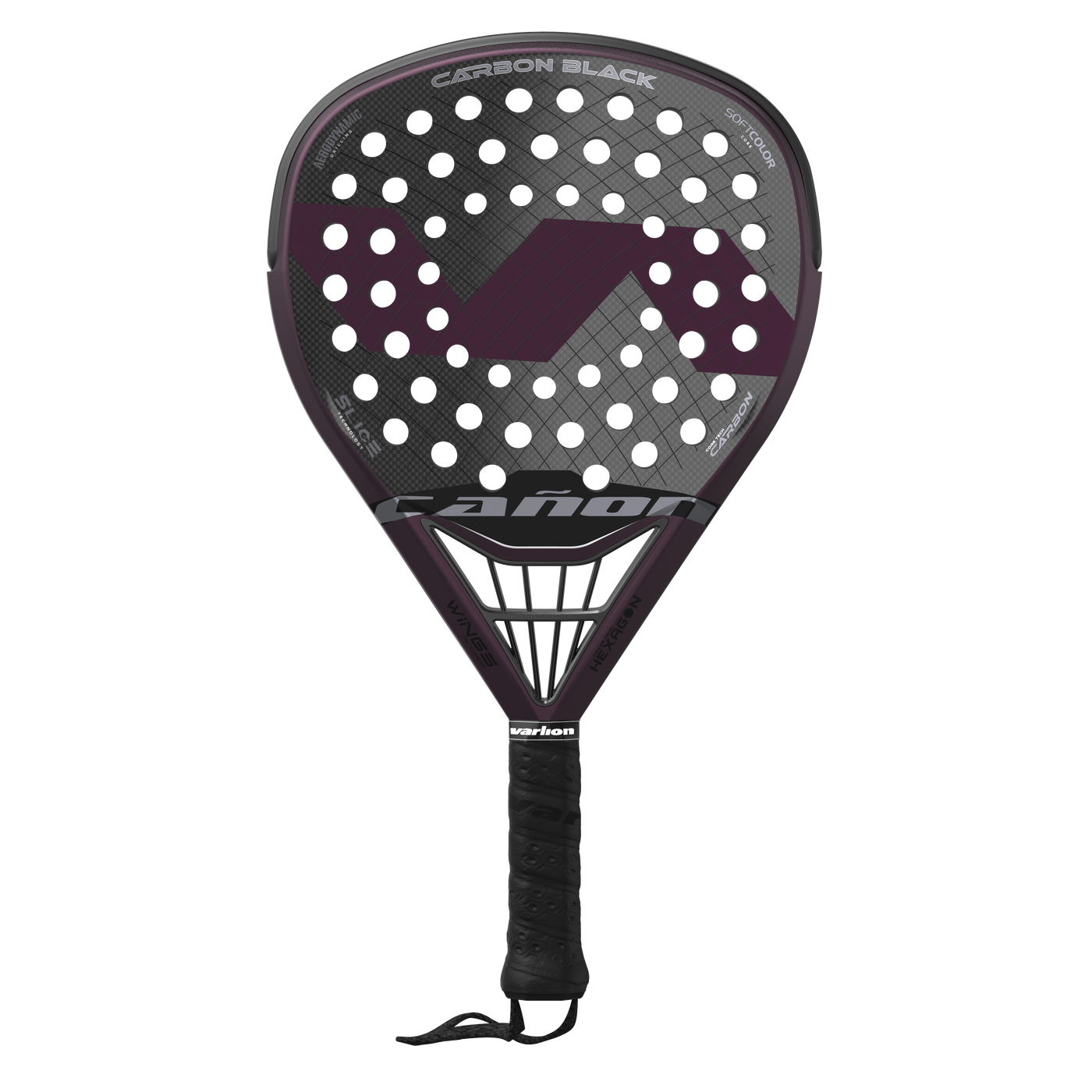 Varlion Cañon Carbon Black Padel Racket-Padel Racket-Varlion