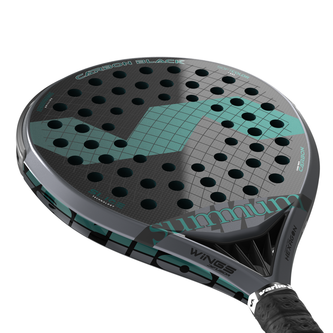 Varlion LW Summum Carbon Black Padel Racket-Padel Racket-Varlion-Casas Padel