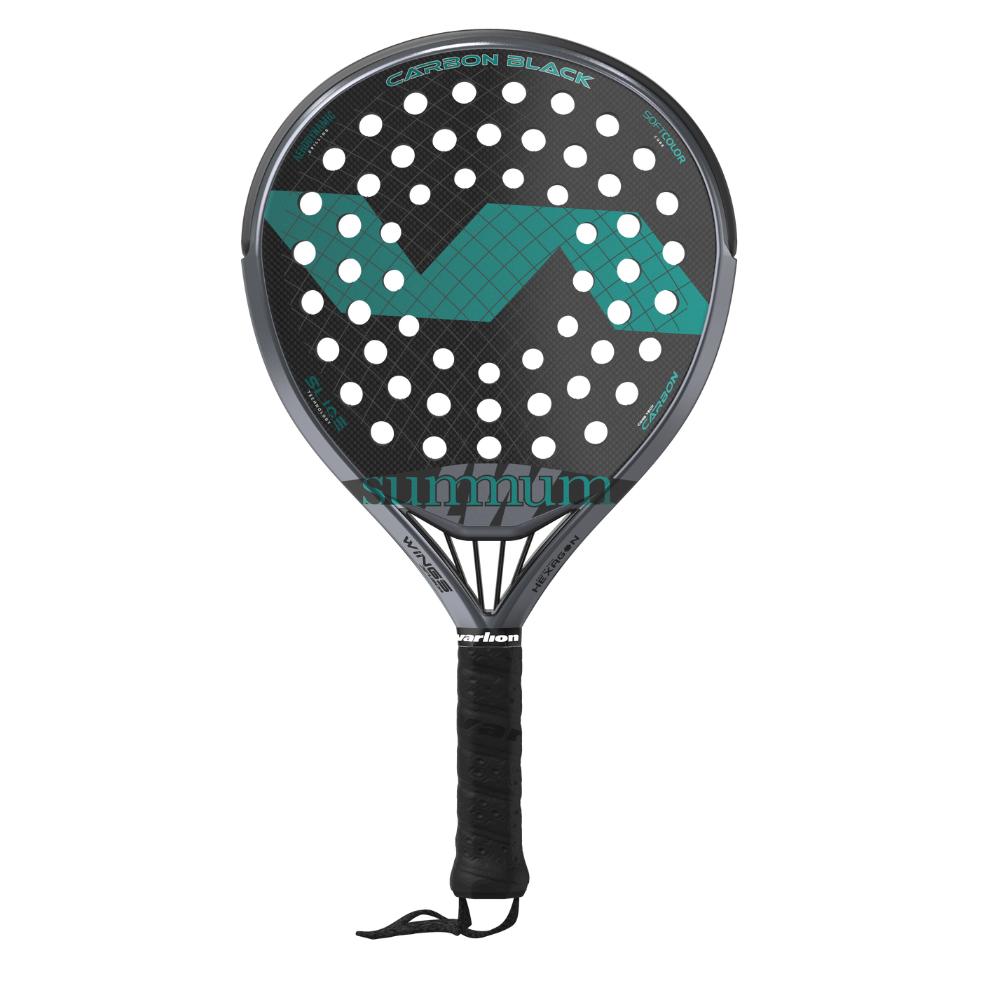 Varlion LW Summum Carbon Black Padel Racket-Padel Racket-Varlion