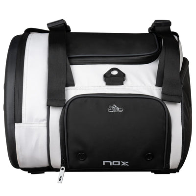 LUXURY MASTER SERIES BLACK/WHITE PADEL RACK BAG-Bag-NOX-Casas Padel