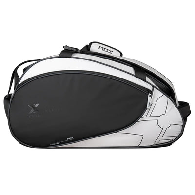 LUXURY MASTER SERIES BLACK/WHITE PADEL RACK BAG-Bag-NOX-Casas Padel