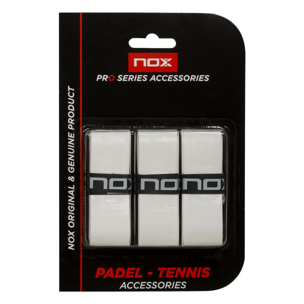 NOX Pro Overgrip White 3 Pack